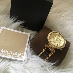 Michael Kors Tortoise shell watch